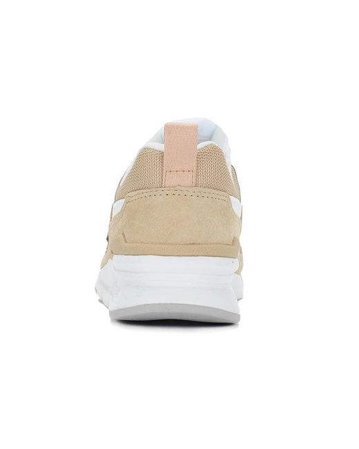 New Balance White 997 Shoes for men