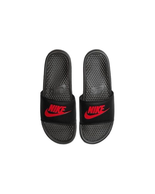 Nike Black Benassi Slide 'Just Do It' for men