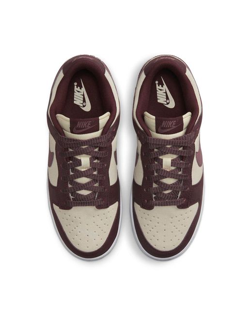Nike Brown Dunk Low "Plum Coconut Milk" Shoes