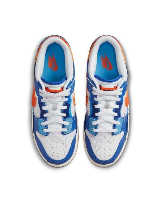 Nike Blue Dunk Low Scrap 'Knicks' for men