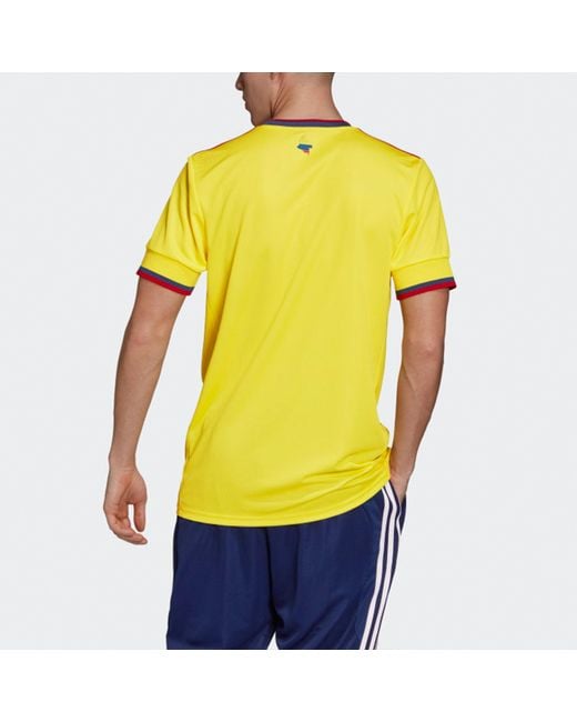 Adidas Yellow Fcf H Jsy National Team Home Fan Edition Soccer/Football Sports Short Sleeve Jersey for men