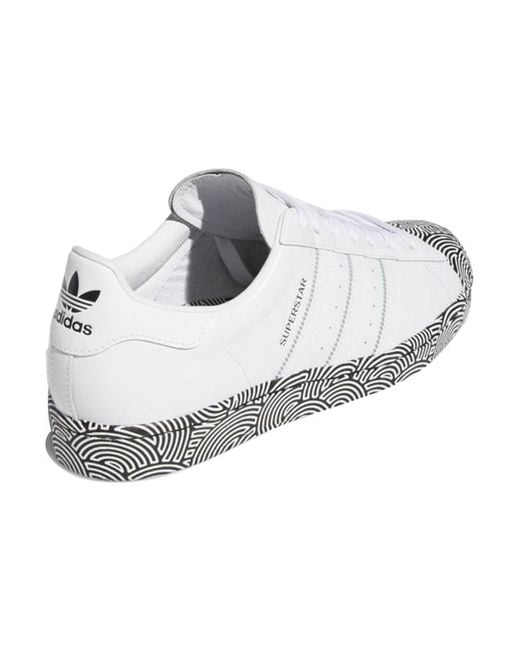 Adidas White Hirocoledge X Superstar 'Takahashi Hiroko for men