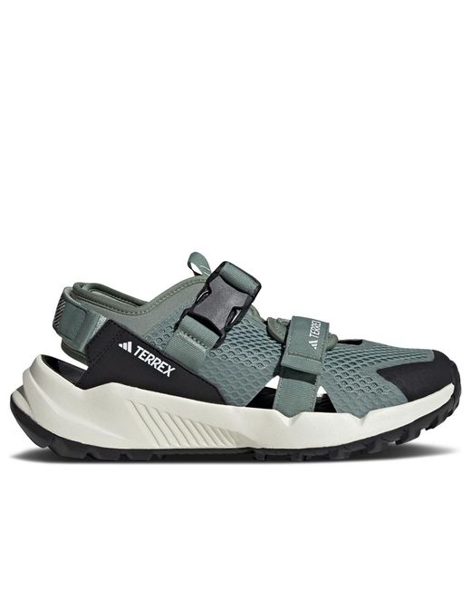 Adidas Black Terrex Hydroterra Core Crystal Jade' for men