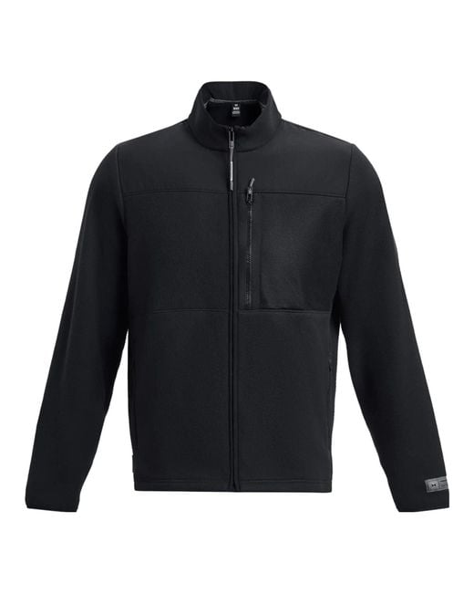 Under Armour Blue Microfleece Maxx Jacket for men