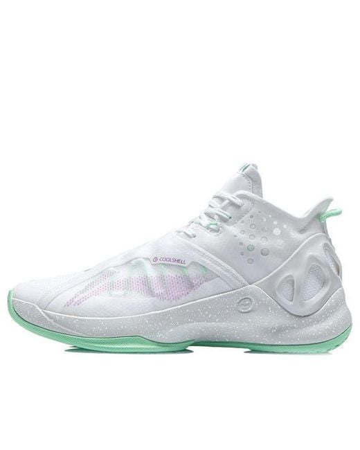 Li-ning White Cushion Comfort Basketball Shoes for men