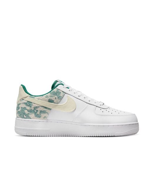 Nike White Air Force 1 '07 Lv8 'Neptune Camo' for men