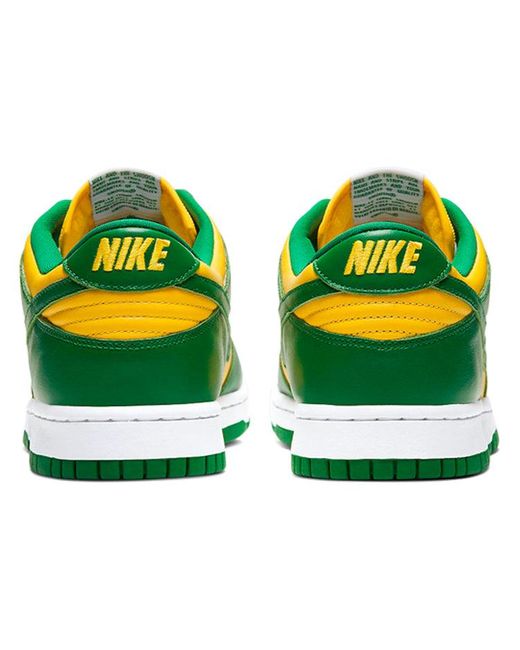 Nike Green Dunk Low Qs 'brazil 2020/2024' for men