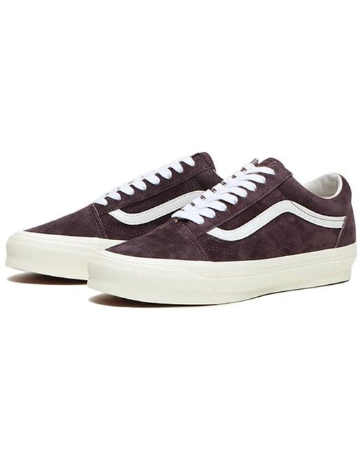 Vans Brown Og Old Skool Lx 'Pig Suede for men