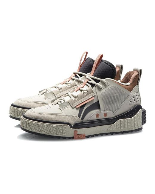Li-ning White No.258 Mid for men