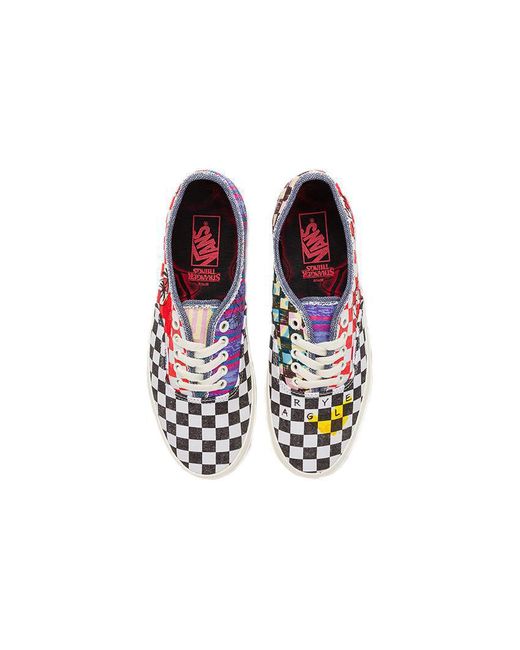 Vans Red Stranger Things X Authentic 'Surfer Boy Pizza' for men