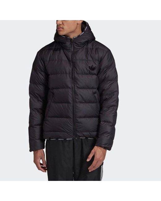 Adidas Gray Originals Reversible Down Jacket for men
