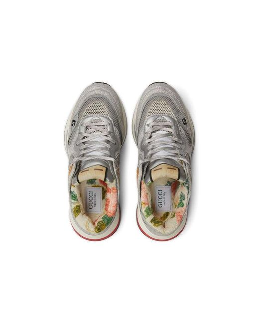 Gucci White Ultrapace Mesh Sneaker