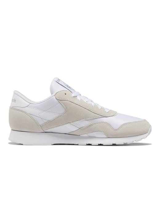 Reebok White Classic Nylon 'Cloud' for men