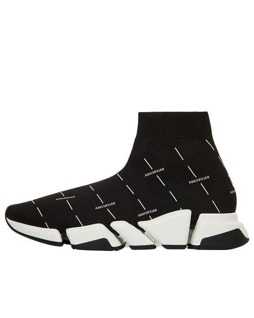 Balenciaga Black Speed 2.0 Sports Shoes for men