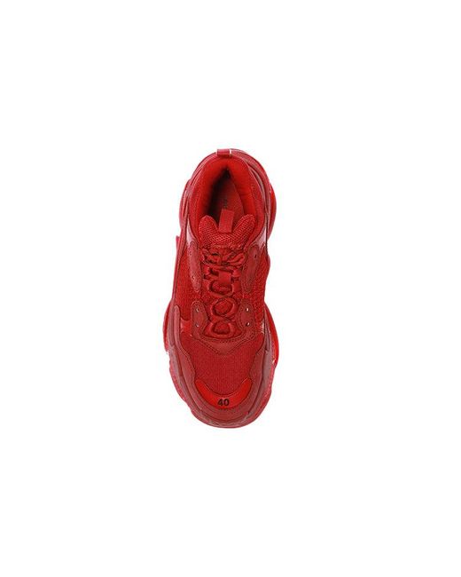Balenciaga Red (Wmns) Triple S 'Burgundy'