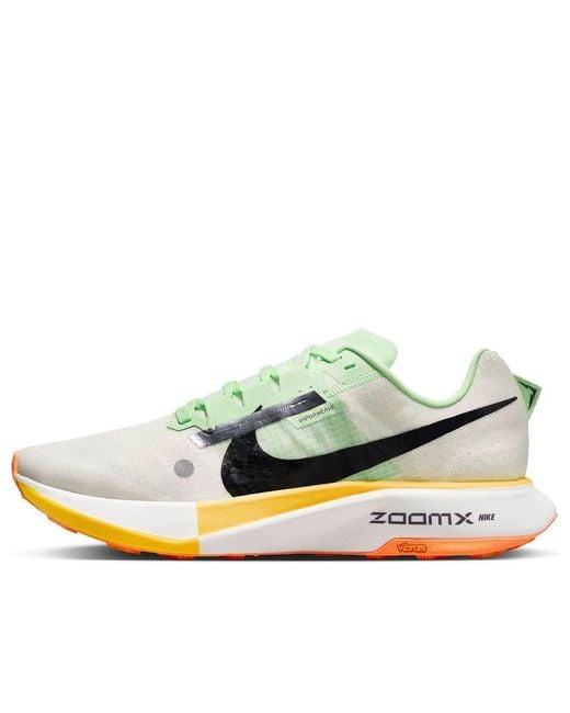 Nike White Ultrafly Trail-Racing Shoes