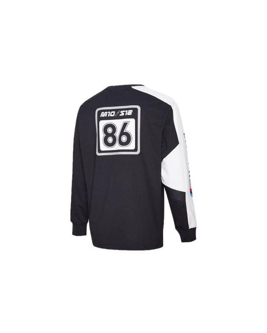 PUMA Blue X Bmw Crossover Racing Series Casual Sports Pullover Round Neck for men