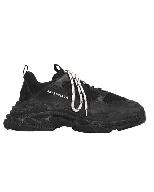 Balenciaga Triple S Trainers Daddy Shoes Black for Men | Lyst