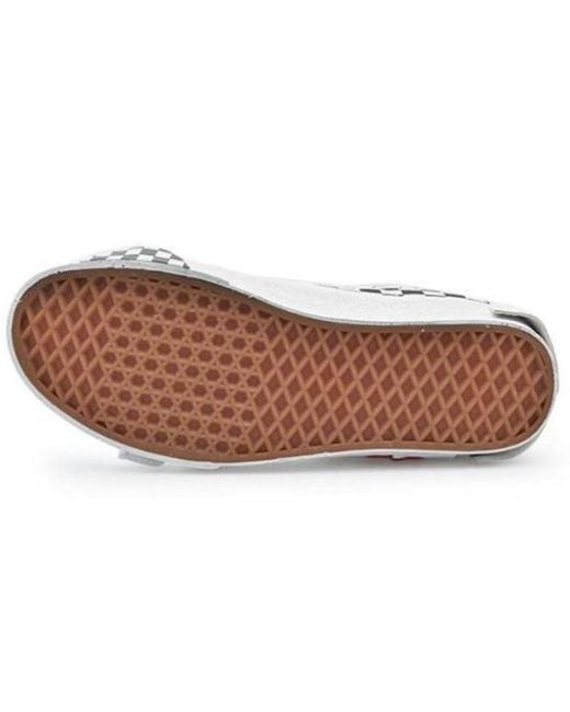 Vans White Sk8-Hi Cap Lx Reissue Checkerboard' for men