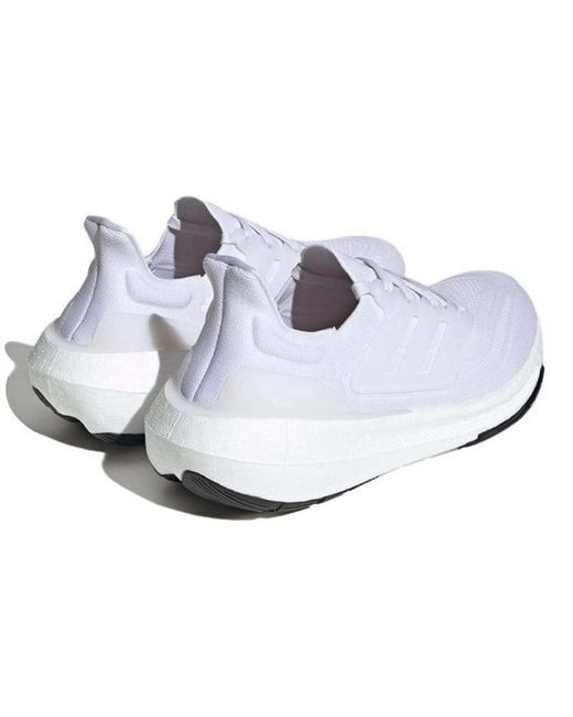 Adidas White Ultra Boost Light 'Triple' for men