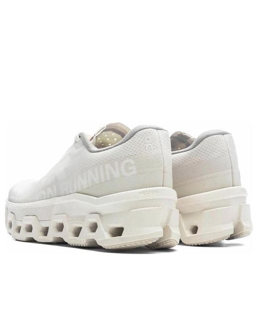 On Shoes White (Wmns) X Invincible Cloudmonster 2 'Ivory'