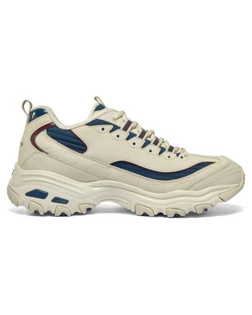 Skechers Blue D'Lites Zip Along Shoes for men