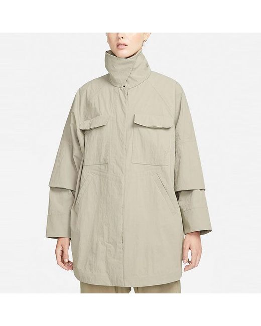 Nike Natural (Wmns) Esc Series Solid Color Pocket High Collar Jacket