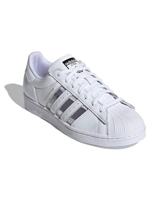 Adidas White Superstar Transparent' for men