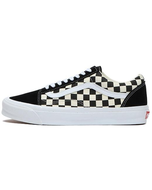 Vans Black Og Old Skool Lx 'Checkerboard for men