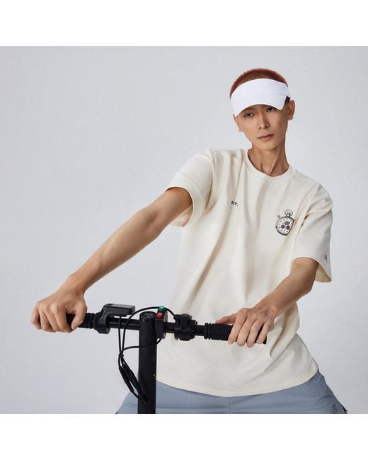 New Balance White Icon T-Shirt for men