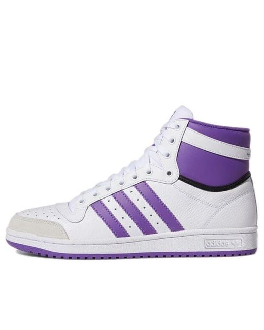 Adidas Purple Top Ten High Active' for men
