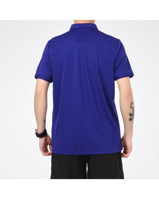 Nike Blue Running Training Sports Quick Dry Breathable Short Sleeve Polo Shirt for men