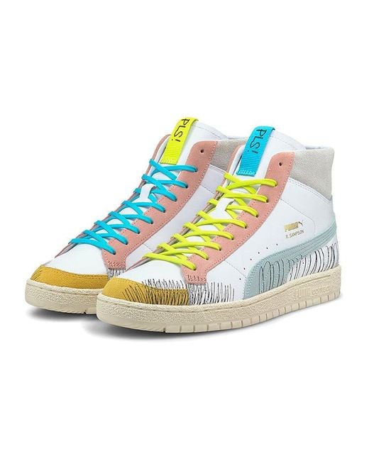 PUMA Blue Michael Lau X Ralph Sampson 70 Mid 'Scribble' for men