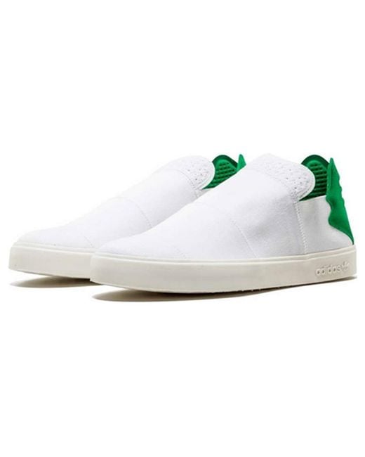 Adidas White X Pharrell Elastic Slip On for men