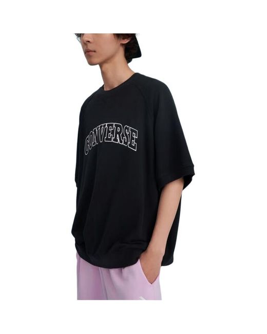 Converse Black Retro Chuck Crew T-Shirt for men