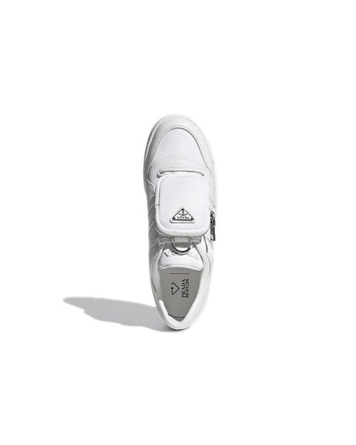 Adidas White Originals Forum Low Re-Nylon X Prada for men