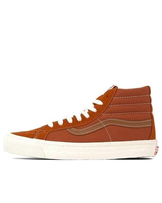 Vans Brown Og Sk8-Hi Lx 'Rust' for men