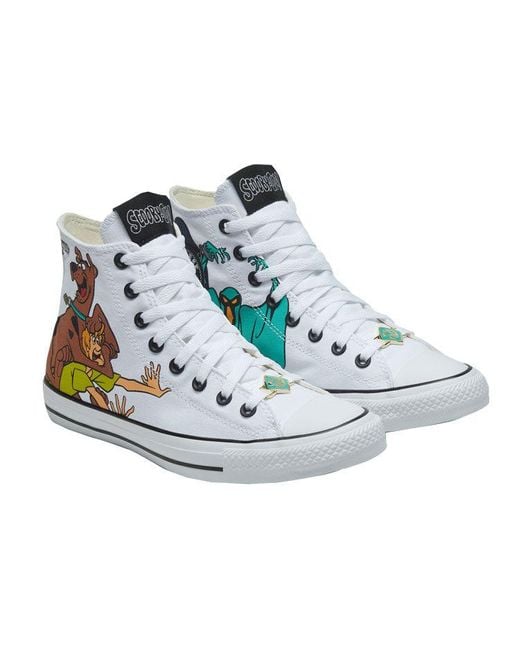 Converse White Scooby-Doo X Chuck Taylor All Star High 'The Gang And Villains' for men