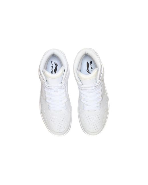 Li-ning White Classic Casual Shoe for men