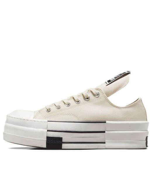 Converse White Chuck 70 Low 'Rick Owens X Drkshdw Dbl Drkstar' for men