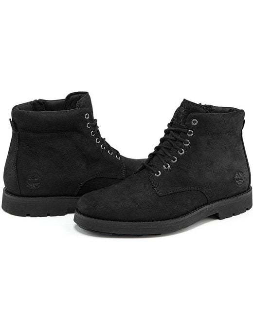 Timberland Black Alden Brook Side Zip Boots Full Grain' for men