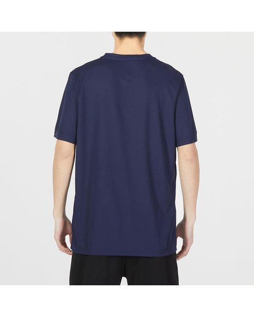 PUMA Blue Training Logo T-Shirt for men