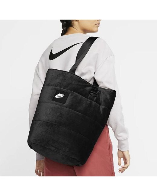 Nike Black Winterized Heritage Tote for men