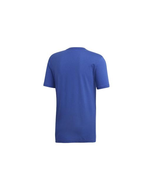 Adidas Blue Alphabet Logo Printing Sports Short Sleeve for men
