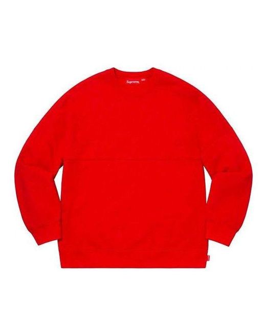 Supreme Red Stars Crewneck for men