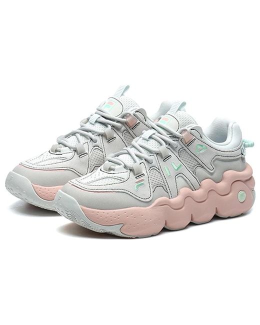 Fila White (Wmns) Barricade Low Sneakers