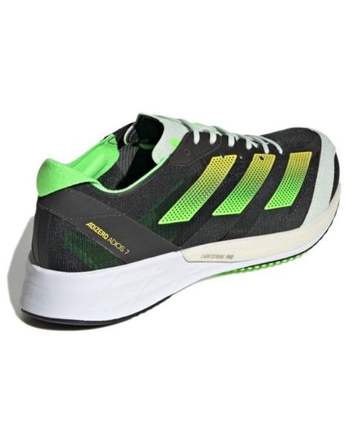 Adidas Green Adizero Adios 7 Solar' for men
