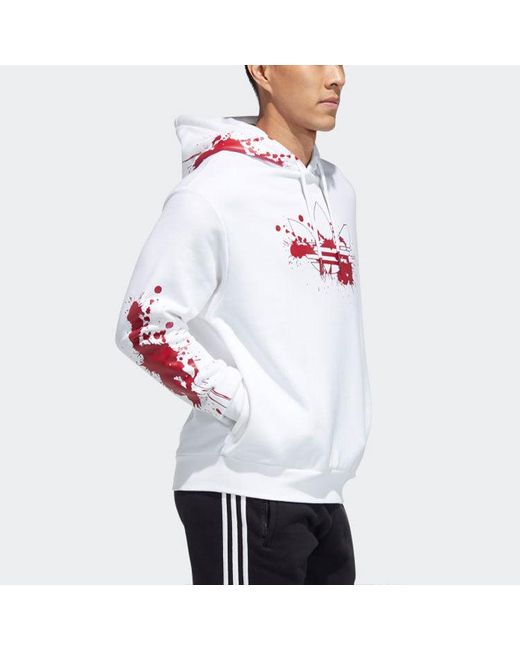 Adidas White Originals Fp Limited Logo Printing Sports for men