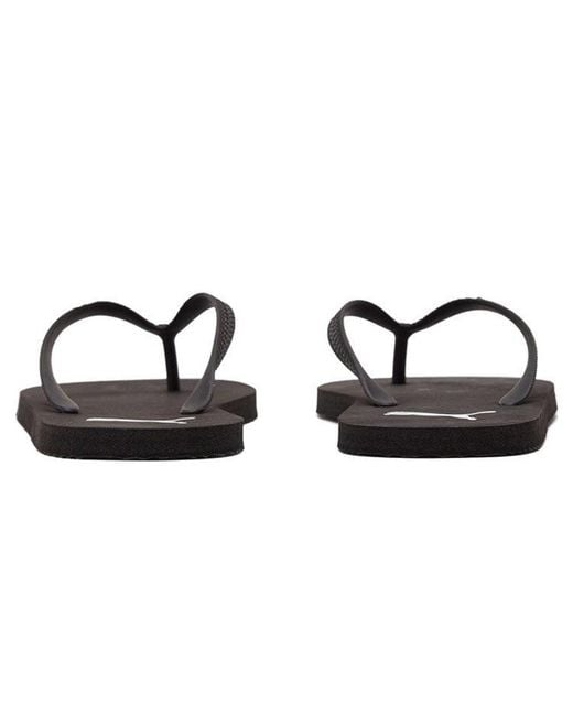 PUMA Black First Flip Sandals Slides for men