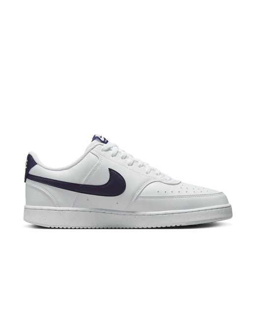 Nike White Court Vision Low Next Nature Midnight' for men